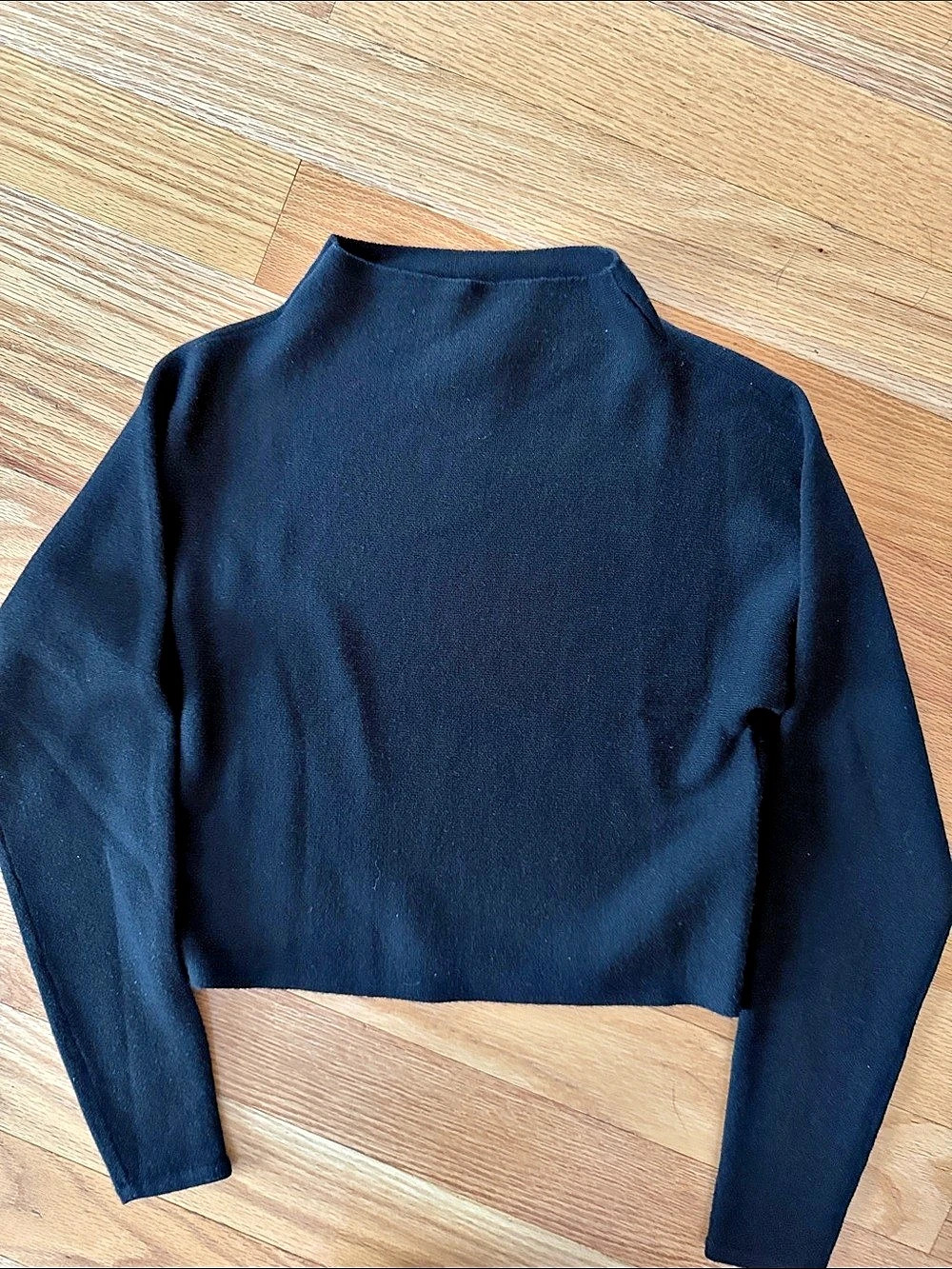 Club Monaco Black Mock Neck Size XS Like New